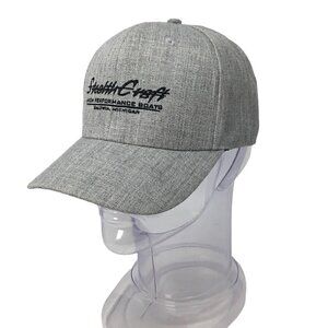 Stealth Craft Boats Mens Hat Baseball Cap High Performance Boating Grey Michigan